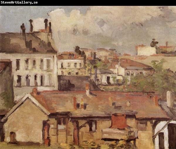 Paul Cezanne Roofs
